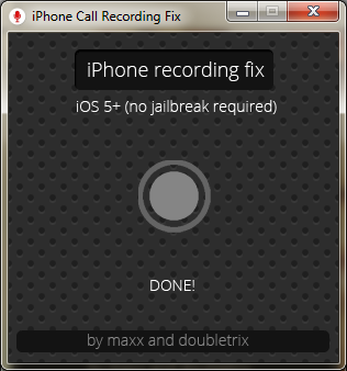 recorded call
