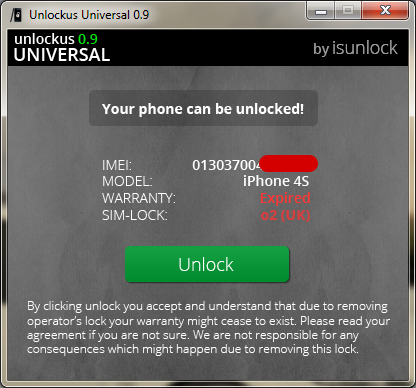 unlock phone from operator