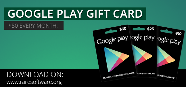 50 Free Google Play Gift Card Rare Software