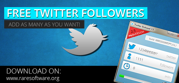 Free Twitter Followers Adder Twitter Birdseed 2 5 Rare Software