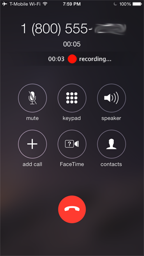 ios10 record calls