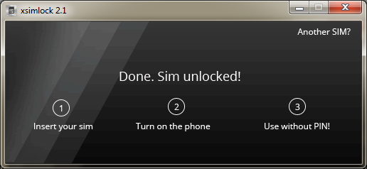 unlock sim pin 3