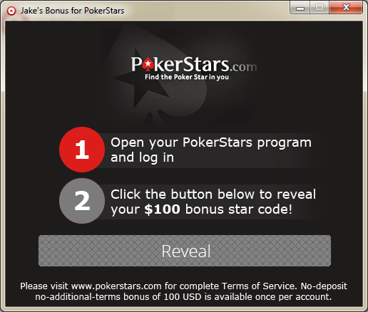 pokerstars no deposit bonus